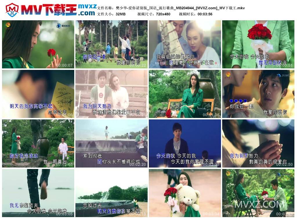 樊少华-爱你请别装_国语_流行歌曲_MB204944